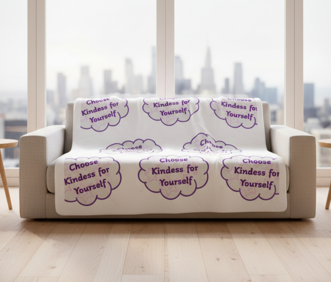 Kindess 50" x 60" Throw Sherpa Blanket